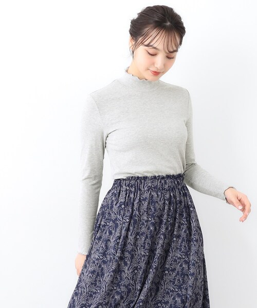 【定番人気トップス】メロウエラスティックタートル（Tシャツ/カットソー）｜LAURA ASHLEY（ローラアシュレイ）