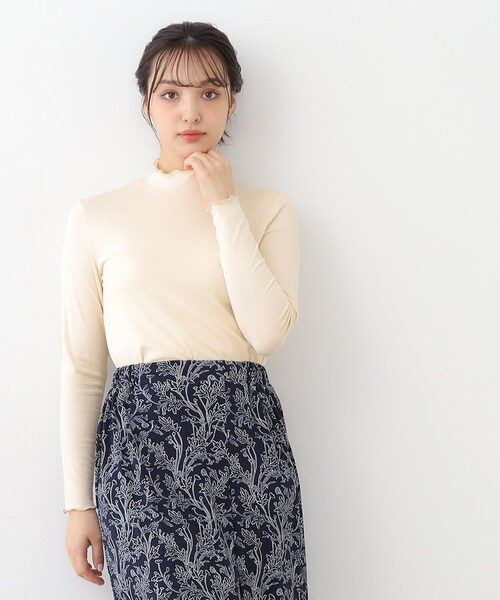 LAURA ASHLEY(ローラアシュレイ)の「【定番人気トップス】メロウエラスティックタートル(Tシャツ/カットソー・レディース・ライトグレー/ブラック/オフホワイト・40/38)」の21枚目の写真