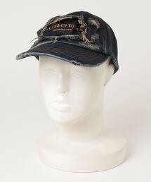 SURGERY（サージェリー）の「SURGERY/サージェリー/destroyed denim cap（キャップ）」
