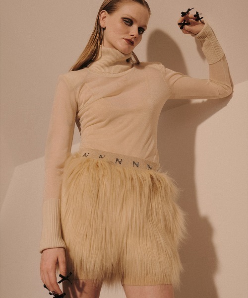 HAENGNAE（ヘンネ）の「KISHIMEN SHEER KNIT TOPS（ニット/セーター