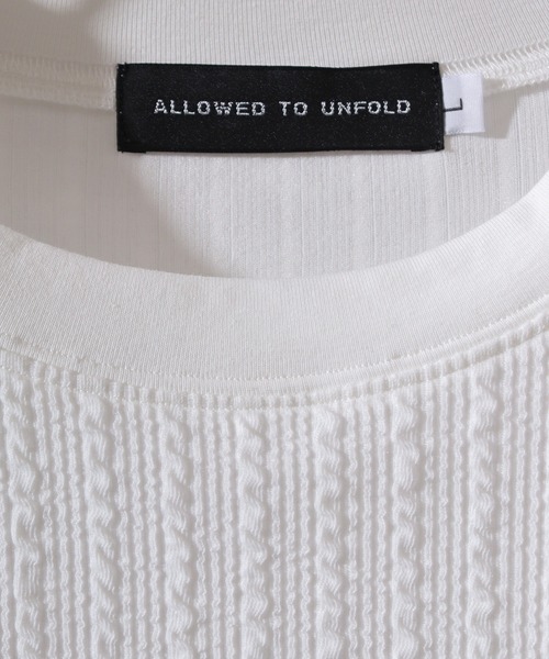FUNALIVE（ファンアライブ）の「Striped jacquard long sleeve T-shirt / ストライプジャカード長袖Tシャツ unisex（Tシャツ/カットソー・メンズ・ブラック/グレー/ホワイト・L/M/XL）」の7枚目の写真