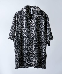 Starting Over(X^[eBOI[o[)animal pattern open collar shirt short sleeve / ^ ֕ I[vJ[ Vc(Vc/uEX)