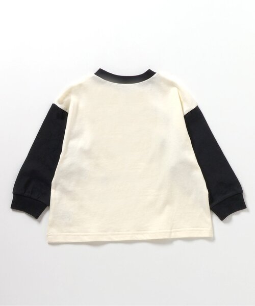 BREEZE（ブリーズ）の「【リンク/ジュニア対応】ユニークサガラワッペンロンT（Tシャツ/カットソー・キッズ・グリーン/チャコール/ラベンダー/イエロー/オフホワイト/ブラック/サックスブルー・80/90/100/110/120/130/140）」の22枚目の写真