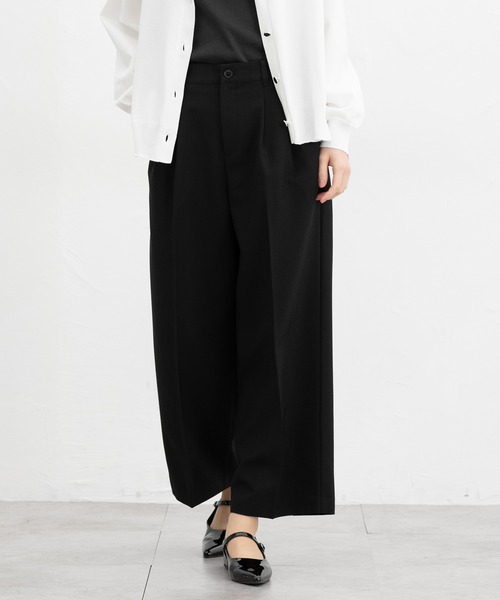 ワイドストレートパンツ（スラックス）｜Honeys（ハニーズ）の