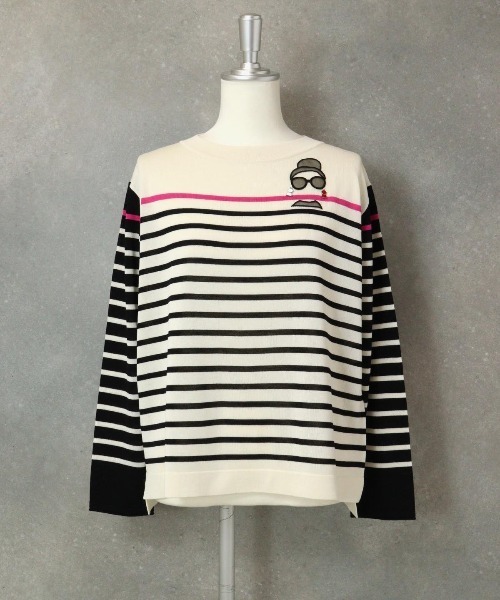 STUDIO PICONE ピッコーネ ボーダーカットソー チュニック STUDIO PICONE ピッコーネ ボーダーカットソー チュニック