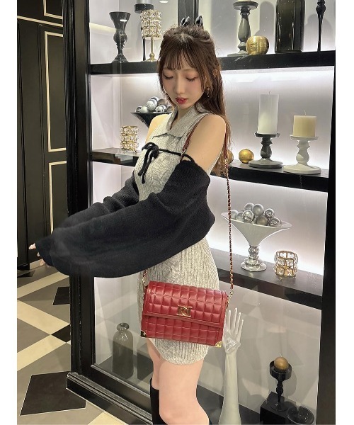 セール】ショートボレロニットミニワンピース（ワンピース