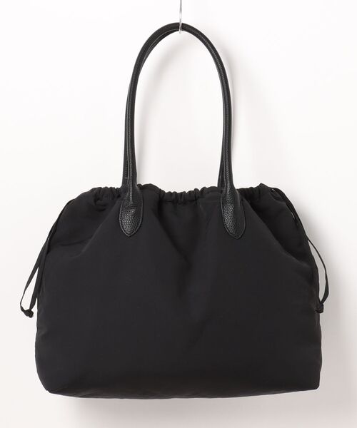 Scrap Book(スクラップブック)の「【Scrap Book】ナイロンしぼりトート(トートバッグ・レディース・グレー/ブラック・FREE)」の3枚目の写真