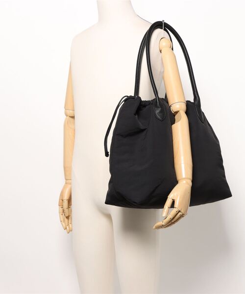 Scrap Book(スクラップブック)の「【Scrap Book】ナイロンしぼりトート(トートバッグ・レディース・グレー/ブラック・FREE)」の6枚目の写真