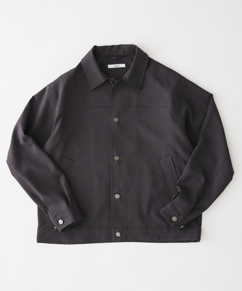 JOURNAL STANDARD relume（ジャーナルスタンダード　レリューム）の「サイドメランジ コンフォートトラッカージャケット（セットアップ着用可）（その他アウター・メンズ・ブラック系その他/ライトグレー/タン・MEDIUM/LARGE）」の17枚目の写真