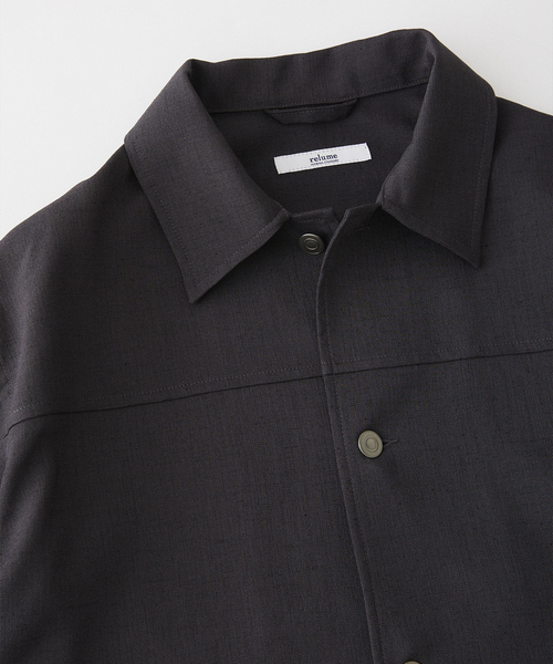 JOURNAL STANDARD relume（ジャーナルスタンダード　レリューム）の「サイドメランジ コンフォートトラッカージャケット（セットアップ着用可）（その他アウター・メンズ・ブラック系その他/ライトグレー/タン・MEDIUM/LARGE）」の18枚目の写真