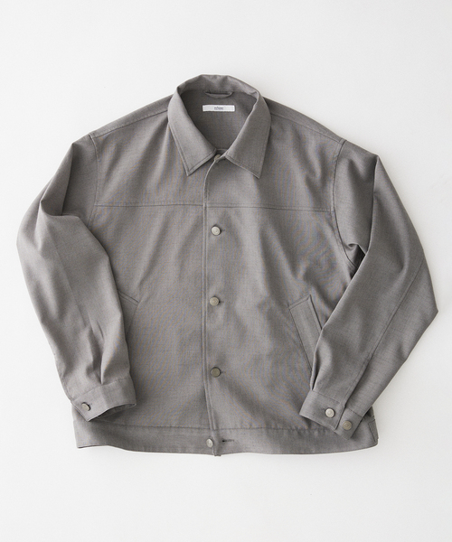 JOURNAL STANDARD relume（ジャーナルスタンダード　レリューム）の「サイドメランジ コンフォートトラッカージャケット（セットアップ着用可）（その他アウター・メンズ・ブラック系その他/ライトグレー/タン・MEDIUM/LARGE）」の20枚目の写真