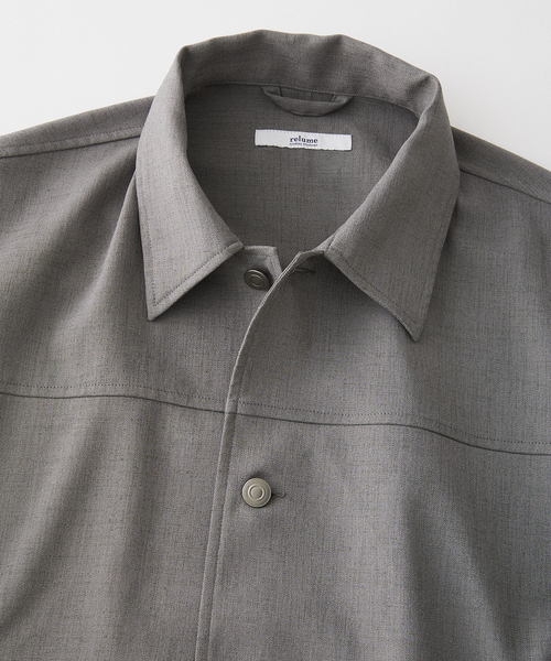 JOURNAL STANDARD relume（ジャーナルスタンダード　レリューム）の「サイドメランジ コンフォートトラッカージャケット（セットアップ着用可）（その他アウター・メンズ・ブラック系その他/ライトグレー/タン・MEDIUM/LARGE）」の21枚目の写真