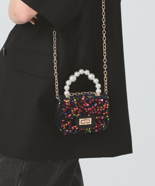 Ray BEAMS（レイビームス）の「blicenscell / Sequin バッグ（トートバッグ・レディース・シルバー/ゴールド・ONE SIZE）」の2枚目の写真