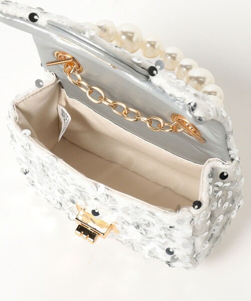 Ray BEAMS（レイビームス）の「blicenscell / Sequin バッグ（トートバッグ・レディース・シルバー/ゴールド・ONE SIZE）」の5枚目の写真