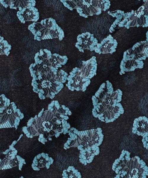 ROSE BUD(ローズバッド)の「FLOWER JACQUARD DRESS(ワンピース・レディース・ブラック/ネイビー・ONE SIZE)」の18枚目の写真
