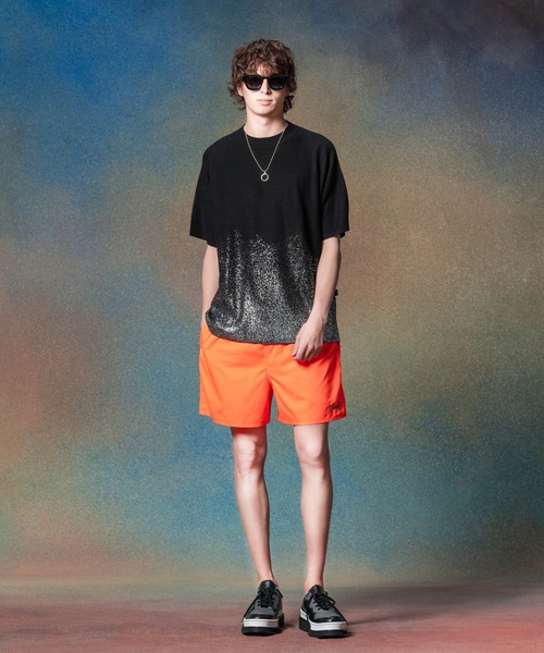 セール】Glitter Short Sleeves Knit / グリッターショートスリーブ