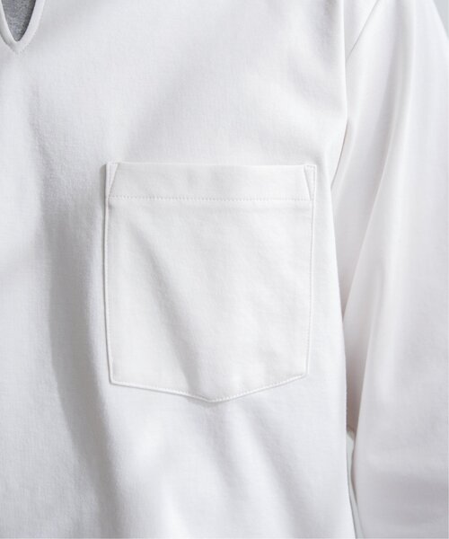 ikka(イッカ)の「【接触冷感/抗菌防臭】GOKU楽セイケツ7分袖キーネックTシャツ(Tシャツ/カットソー・メンズ・グレー/ネイビー/ホワイト・M/L/XL/S)」の22枚目の写真