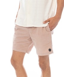 RVCA メンズ ESCAPE ELASTIC CORD SHORT II ショートパンツ 【2025年春夏モデル】/ルーカワンポイントワッペンショートパンツ