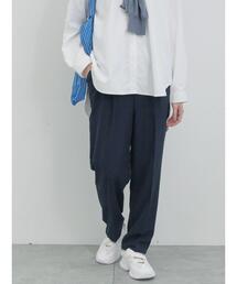 Samansa Mos2 blue | 【イージーケア・吸水速乾】マルチスタイルテーパードパンツ(その他パンツ)