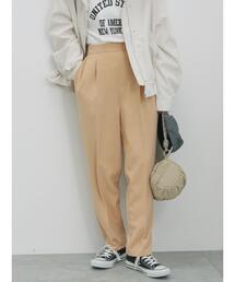 Samansa Mos2 blue | 【イージーケア・吸水速乾】マルチスタイルテーパードパンツ(その他パンツ)