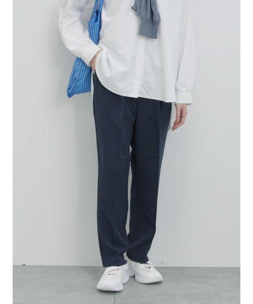 Samansa Mos2 blue（サマンサモスモスブルー）の「【イージーケア・吸水速乾】マルチスタイルテーパードパンツ（その他パンツ・レディース・ネイビー/シルバーグレー/ブルー/グリーン/ブラック/オレンジ/グレー・M/S/L/SS）」の15枚目の写真