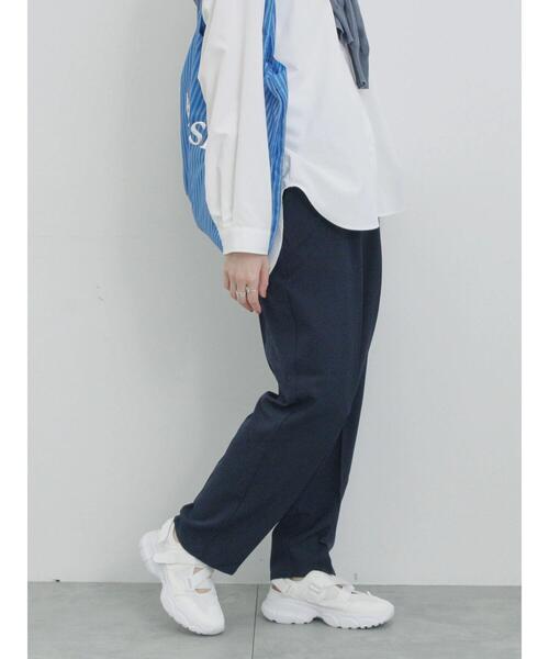 Samansa Mos2 blue（サマンサモスモスブルー）の「【イージーケア・吸水速乾】マルチスタイルテーパードパンツ（その他パンツ・レディース・ネイビー/シルバーグレー/ブルー/グリーン/ブラック/オレンジ/グレー・M/S/L/SS）」の16枚目の写真