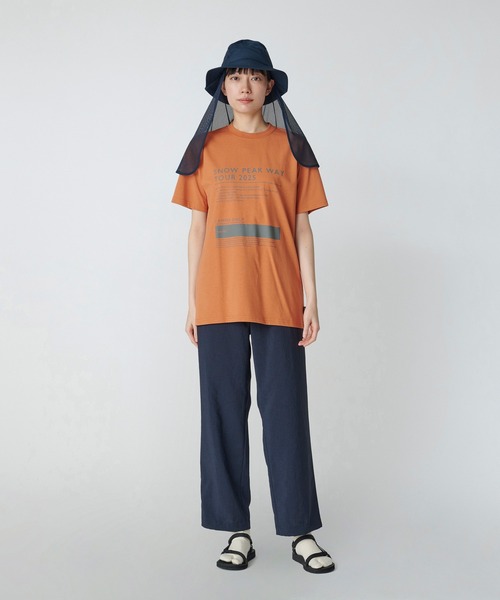 Snow Peak（スノーピーク）の「SPW Tour 2025 T-Shirt（Tシャツ/カットソー・メンズ・オレンジ/ブルー/ホワイト/ブラック・1/XL/L/M/S/XXL）」の18枚目の写真