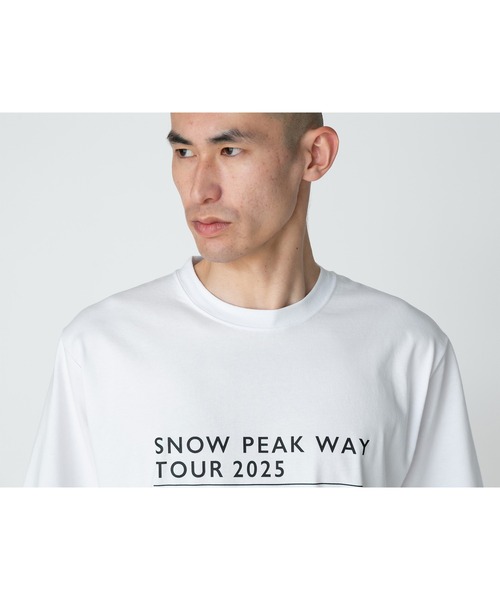 Snow Peak（スノーピーク）の「SPW Tour 2025 T-Shirt（Tシャツ/カットソー・メンズ・オレンジ/ブルー/ホワイト/ブラック・1/XL/L/M/S/XXL）」の11枚目の写真