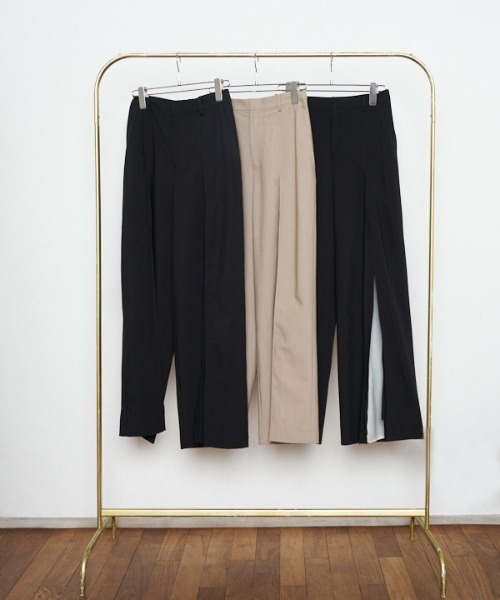 Muel Chic(ミュエルシック)の「Bailey 2way pants ベイリー2wayパンツ(その他パンツ・レディース・ブラック×ホワイト/ベージュ系/ブラック・MEDIUM/SMALL)」の10枚目の写真