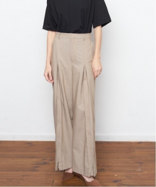 Muel Chic(ミュエルシック)の「Bailey 2way pants ベイリー2wayパンツ(その他パンツ・レディース・ブラック×ホワイト/ベージュ系/ブラック・MEDIUM/SMALL)」の19枚目の写真