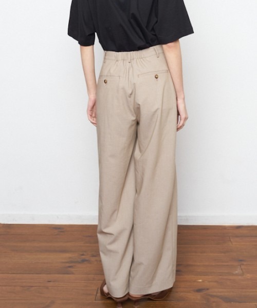 Muel Chic(ミュエルシック)の「Bailey 2way pants ベイリー2wayパンツ(その他パンツ・レディース・ブラック×ホワイト/ベージュ系/ブラック・MEDIUM/SMALL)」の21枚目の写真