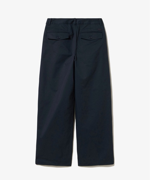ダブルタックワイドスラックス（チノパンツ）｜LACOSTE