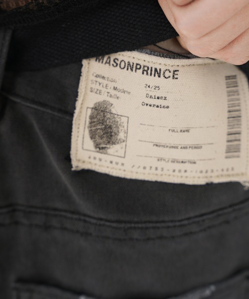 MASONPRINCE（メイソンプリンス）の「ルーズフィット ヴィンテージウォッシュ加工 バギーパンツ XXK4307【MASONPRINCE】（その他パンツ・メンズ・ダークグレー・L/M/S/XL）」の11枚目の写真