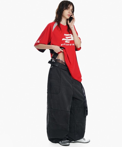 MASONPRINCE（メイソンプリンス）の「ルーズフィット ヴィンテージウォッシュ加工 バギーパンツ XXK4307【MASONPRINCE】（その他パンツ・メンズ・ダークグレー・L/M/S/XL）」の15枚目の写真