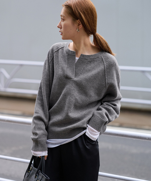 セール/ブランド古着】長袖ニット（ニット/セーター）｜FRAMeWORK