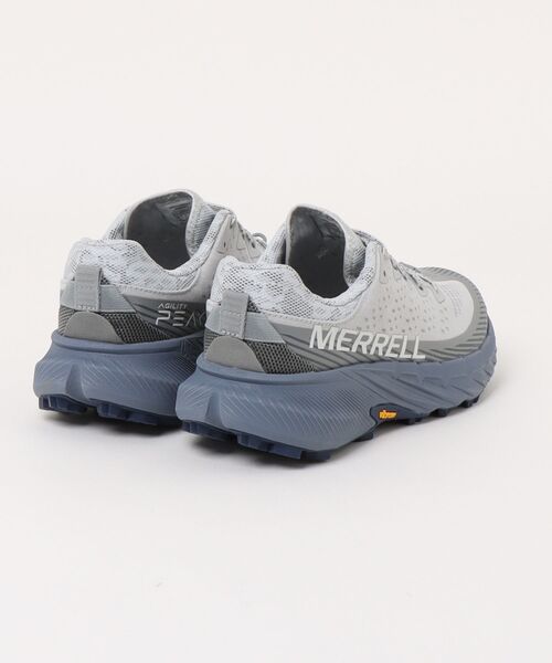 MERRELL（メレル）の「MERRELL メレル AGILITY PEAK 5【軽量】メンズスニーカー アウトドアシューズ トレイルランニング(アジリティーピーク5) J068347（スニーカー・メンズ・グレー系その他・25.5cm/26.0cm/26.5cm/27.0cm/27.5cm/28.0cm）」の2枚目の写真