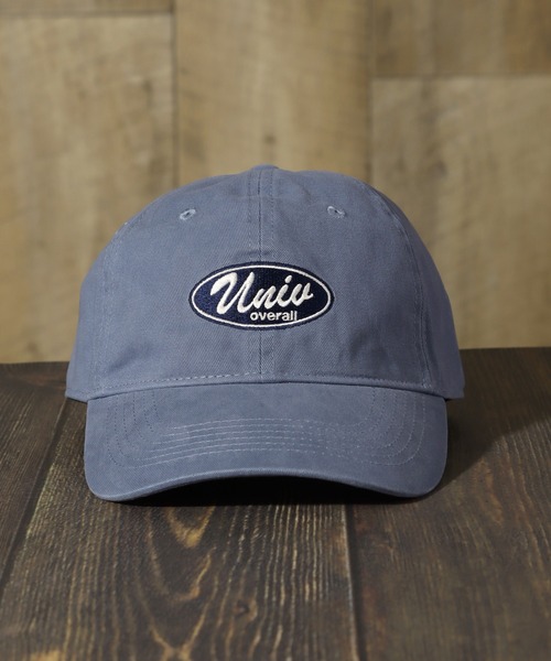 UNIVERSAL OVERALL（ユニバーサルオーバーオール）の「【UNIVERSAL OVERALL/ユニバーサルオーバーオール】オーバルロゴ刺繍 コットンツイルキャップ（キャップ・メンズ・チャコール/カーキ/サックスブルー・FREE）」の6枚目の写真