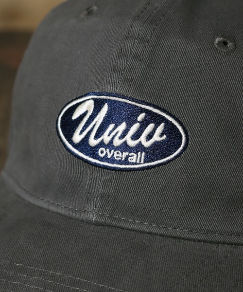 UNIVERSAL OVERALL（ユニバーサルオーバーオール）の「【UNIVERSAL OVERALL/ユニバーサルオーバーオール】オーバルロゴ刺繍 コットンツイルキャップ（キャップ・メンズ・チャコール/カーキ/サックスブルー・FREE）」の10枚目の写真
