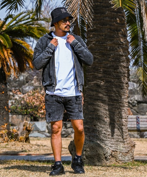 adamsJUGGLER(アダムスジャグラー)の「RTEG M/クロス LZ/パーカー(パーカー・メンズ・ブルー/ブラック・S/L/M/XL)」の5枚目の写真