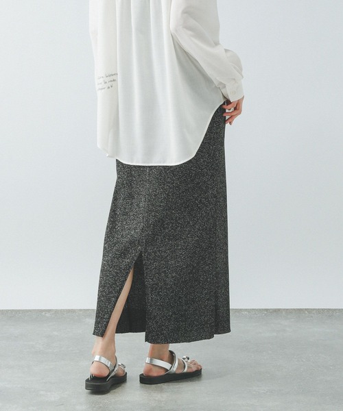 GLOBAL WORK（グローバルワーク）の「セルフCUTリブIラインスカート