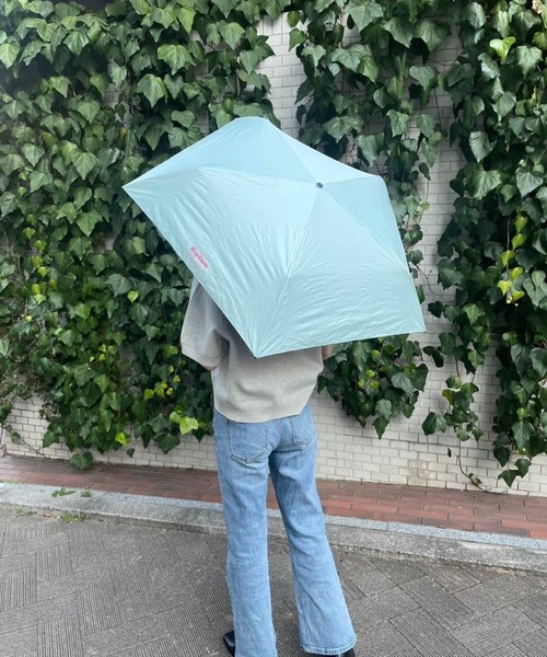 BAYFLOW（ベイフロー）の「[軽量・遮熱]BF晴雨兼用折傘55cm（折りたたみ傘・レディース・グリーン/ホワイト/ブラック・0）」の9枚目の写真