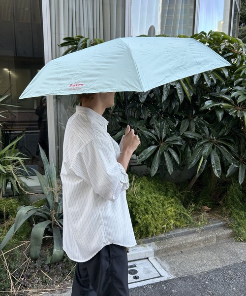 BAYFLOW（ベイフロー）の「[軽量・遮熱]BF晴雨兼用折傘55cm（折りたたみ傘・レディース・グリーン/ホワイト/ブラック・0）」の11枚目の写真