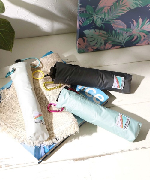 BAYFLOW（ベイフロー）の「[軽量・遮熱]BF晴雨兼用折傘55cm（折りたたみ傘・レディース・グリーン/ホワイト/ブラック・0）」の14枚目の写真