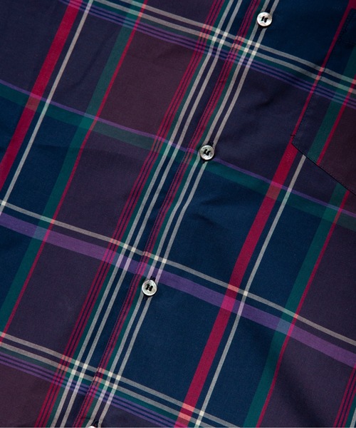 FACTOTUM（ファクトタム）の「【FACTOTUM】Printed JAQ Square Hem Shirt（シャツ/ブラウス・メンズ・オレンジ系/ネイビー系・46/48/44）」の10枚目の写真