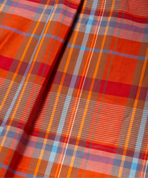 FACTOTUM（ファクトタム）の「【FACTOTUM】Printed JAQ Square Hem Shirt（シャツ/ブラウス・メンズ・オレンジ系/ネイビー系・46/48/44）」の9枚目の写真