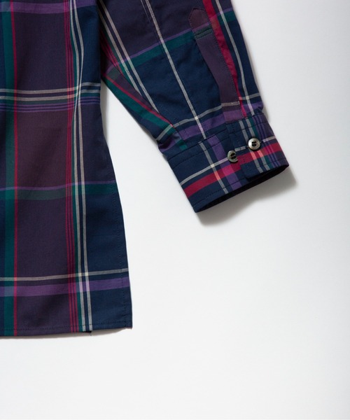 FACTOTUM（ファクトタム）の「【FACTOTUM】Printed JAQ Square Hem Shirt（シャツ/ブラウス・メンズ・オレンジ系/ネイビー系・46/48/44）」の14枚目の写真
