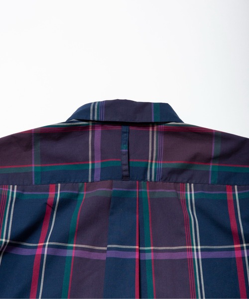 FACTOTUM（ファクトタム）の「【FACTOTUM】Printed JAQ Square Hem Shirt（シャツ/ブラウス・メンズ・オレンジ系/ネイビー系・46/48/44）」の6枚目の写真