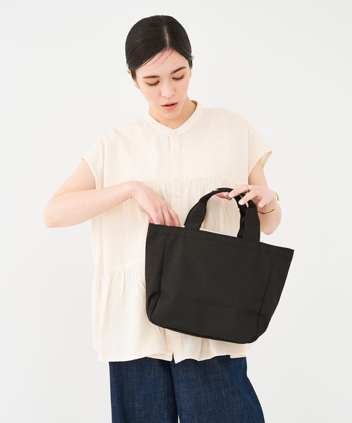 EARTH MADE(アースメイド)の「【WEB限定】【EARTH MADE】RePET 2WAYトートバッグ(トートバッグ・レディース・グレー/ブラック/ベージュ・フリー)」の5枚目の写真