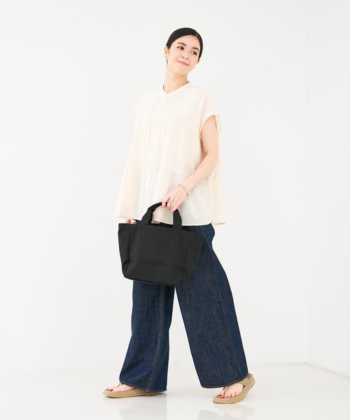 EARTH MADE(アースメイド)の「【WEB限定】【EARTH MADE】RePET 2WAYトートバッグ(トートバッグ・レディース・グレー/ブラック/ベージュ・フリー)」の8枚目の写真