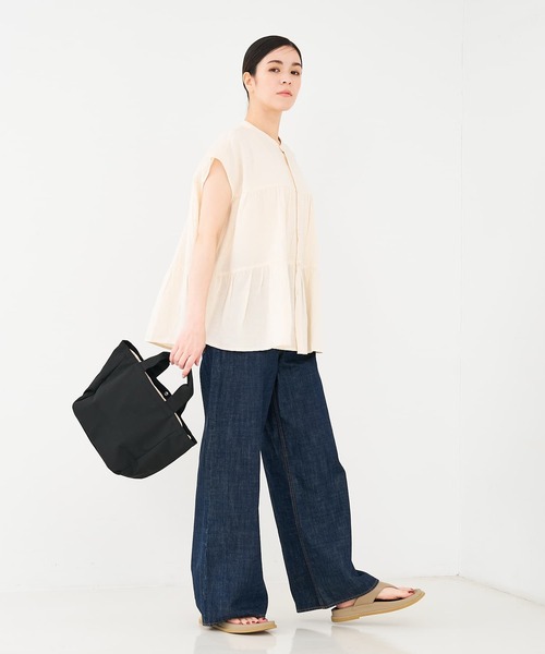 EARTH MADE(アースメイド)の「【WEB限定】【EARTH MADE】RePET 2WAYトートバッグ(トートバッグ・レディース・グレー/ブラック/ベージュ・フリー)」の9枚目の写真